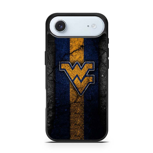 West Virginia Mountaineers Asphalt Texture iPhone Air Case