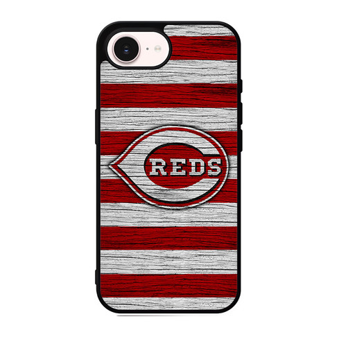 Cincinnati Reds Wooden Pattern iPhone 17e Case