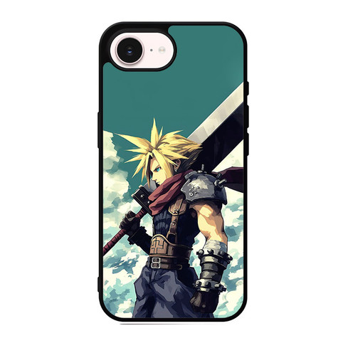 Cloud Strife Final Fantasy VII PS1 iPhone 17e Case