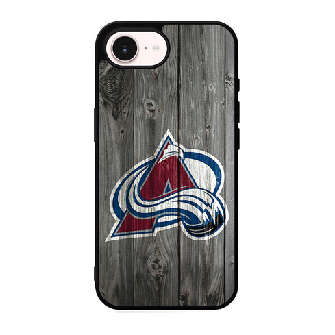 Colorado Avalanche Wooden Pattern iPhone 17e Case