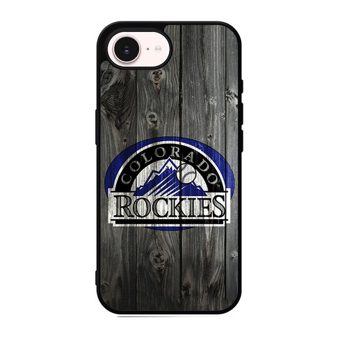 Colorado Rockies Wooden Pattern iPhone 17e Case