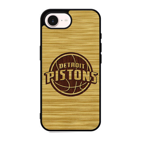 Detroit Pistons Wooden Pattern 01 iPhone 17e Case