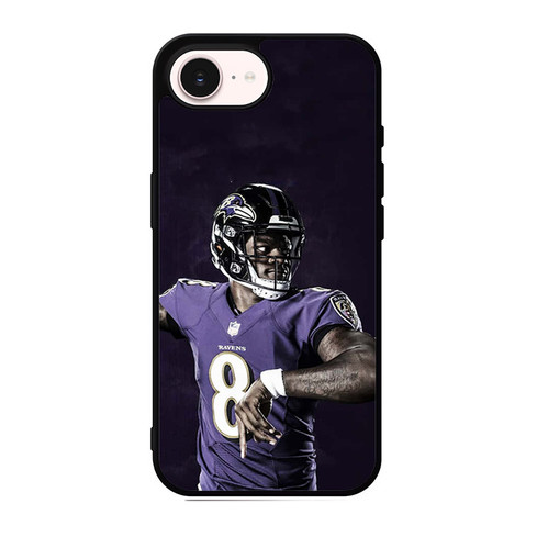 Lamar Jackson Baltimore Ravens 01 iPhone 17e Case