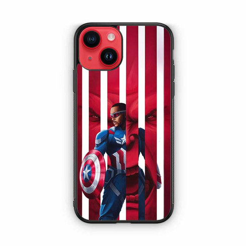 Campatin America Sam Wilson iPhone 14 Case
