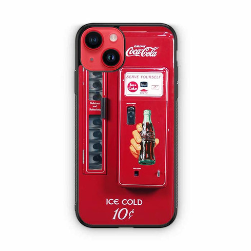 Coca Cola Vending Mechine Ice Cold iPhone 14 Case