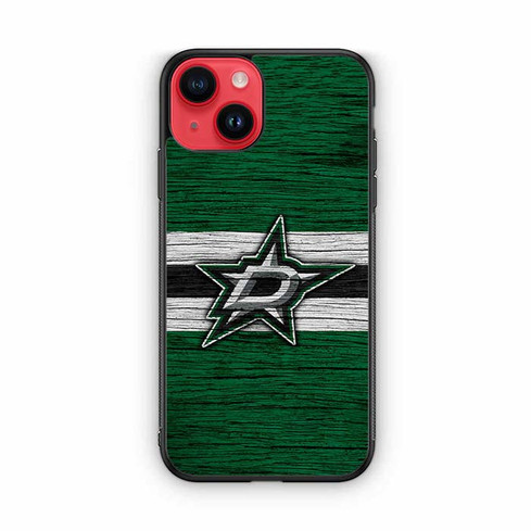 Dallas Stars Wooden Pattern iPhone 14 Case