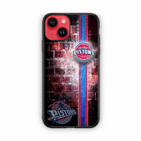 Detroit Pistons Bricks iPhone 14 Case