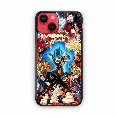 Dragon Ball Z Goku All Saiyan Form iPhone 14 Case