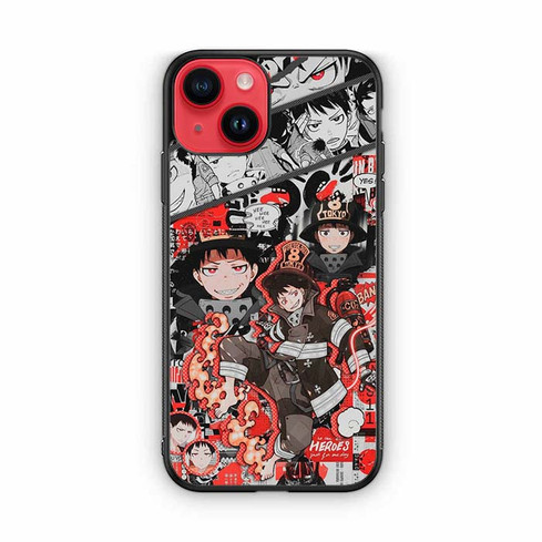 Fire Force Collage Shinra Kusakabe iPhone 14 Case