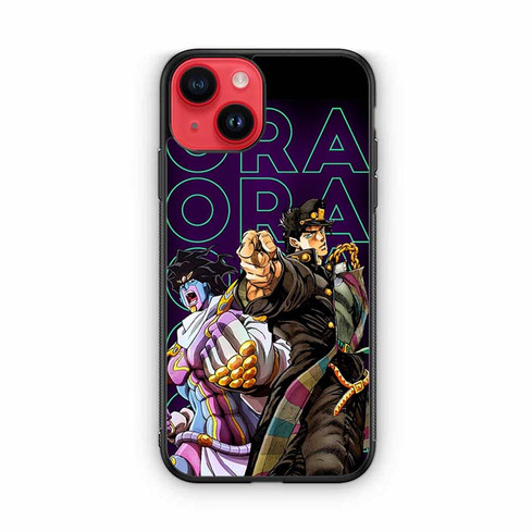 JoJos Bizarre Adventure Jotaro Kujo Star Platinum iPhone 14 Case