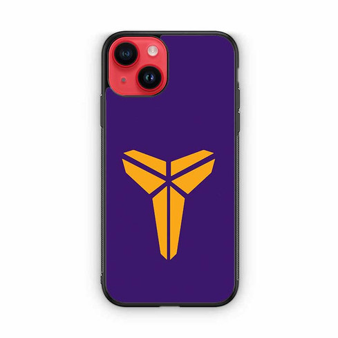 Kobe Bryant Purple Logo iPhone 14 Case
