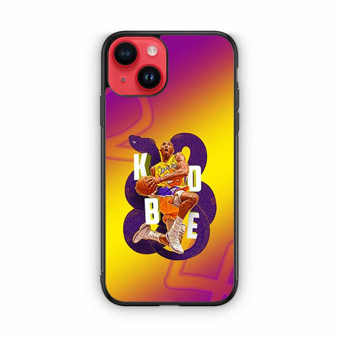 Los Angeles Lakers Kobe Bryant Black Mamba iPhone 14 Case