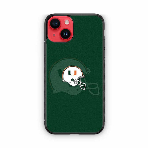 Miami Hurricanes Helmet iPhone 14 Case