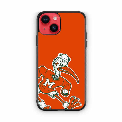 Miami Hurricanes Mascot iPhone 14 Case