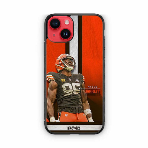 Myles Garrett Cleveland Browns 01 iPhone 14 Case
