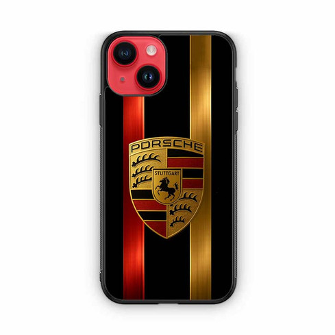 Porsche Golden Red iPhone 14 Case