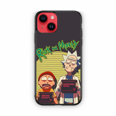 Rick and Mortys Mugshot iPhone 14 Case