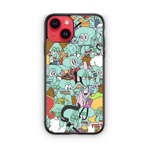 SpongeBob Series Squidward Fever iPhone 14 Case