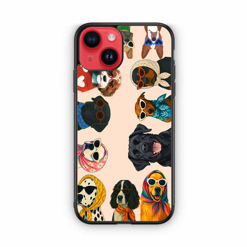 Stylist Dogs iPhone 14 Case