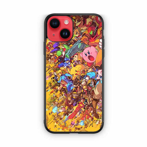 Super Smash Bros Ultimate Mural iPhone 14 Case