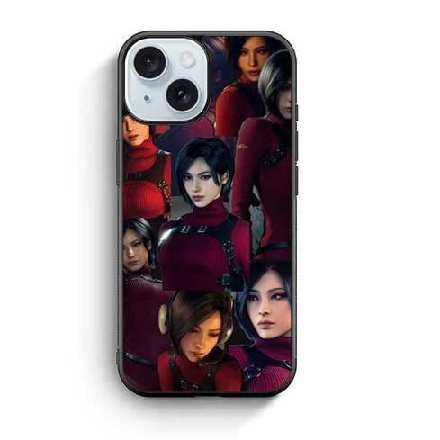 Ada Wong Collages Resident Evil 04 Remake iPhone 15 Case