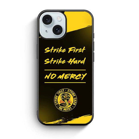 Cobra Kai Quotes iPhone 15 Case