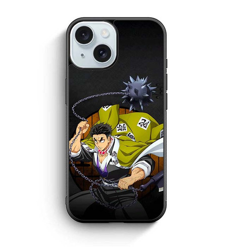 Demon Slayer Gyomei Stone Pillar iPhone 15 Case
