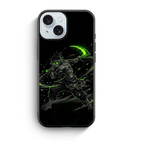 Demon Slayer Gyutaro Toxic Blood Scythe iPhone 15 Case