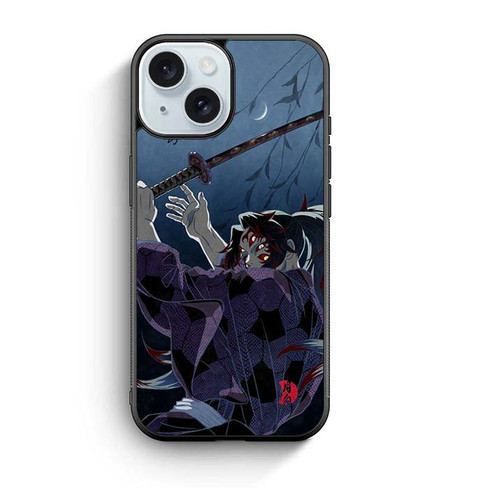 Demon Slayer Kokushibo Fallen Hashira iPhone 15 Case