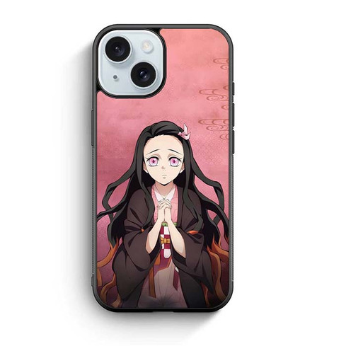 Demon Slayer Nezuko Cute iPhone 15 Case
