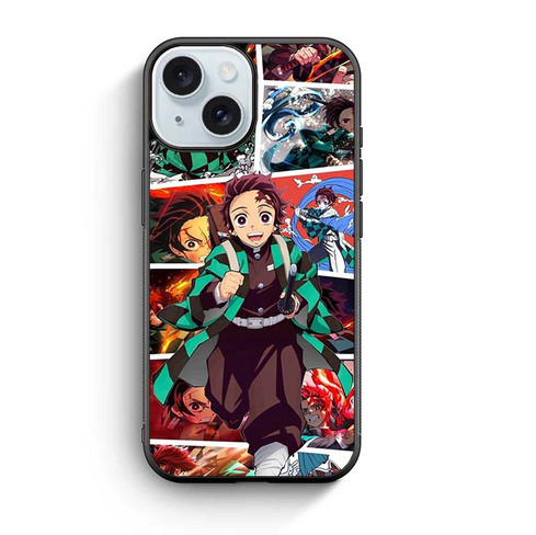 Demon Slayer Tanjiro The Relentless Blade iPhone 15 Case