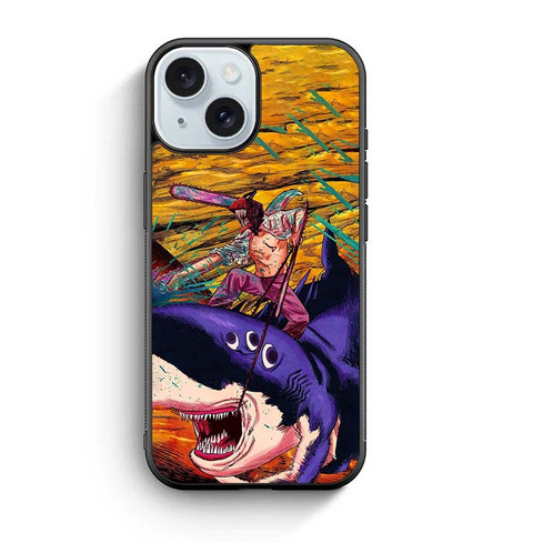 Denji Ride Shark Fiend iPhone 15 Case