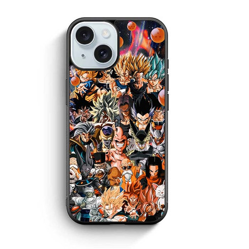 Dragon Ball Z Characters iPhone 15 Case