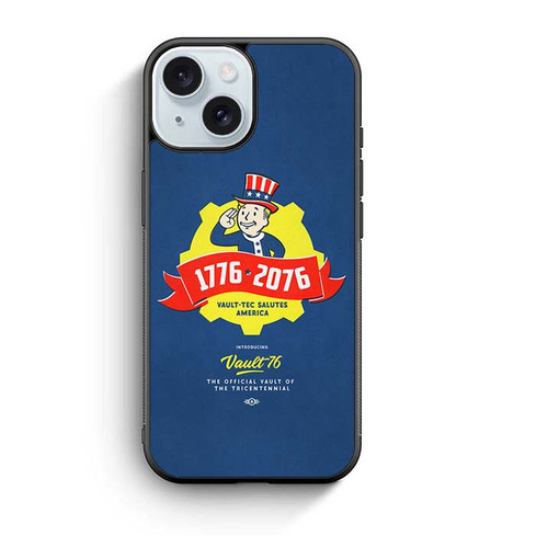 Fault Vault 76 Poster iPhone 15 Case