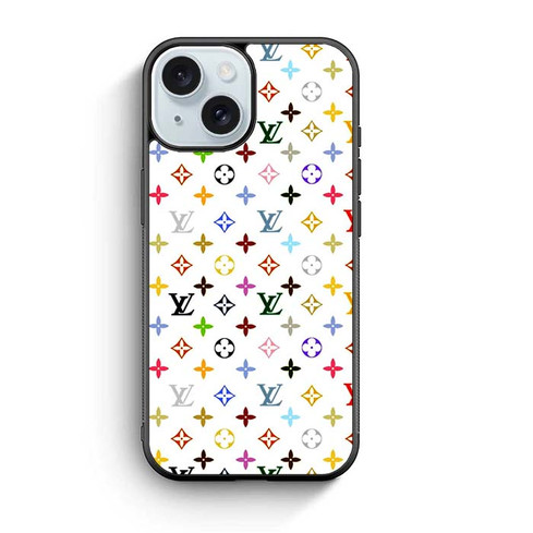 Louis Vuitton Colorful iPhone 15 Case