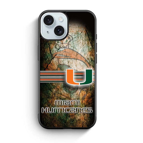 Miami Hurricanes 03 iPhone 15 Case