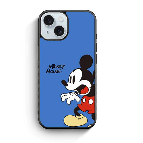 Mickey Mouse Out of the Blue iPhone 15 Case