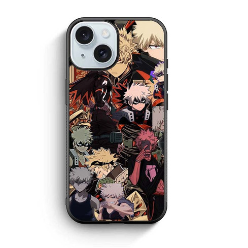 My Hero Academia Bakugo Collage iPhone 15 Case