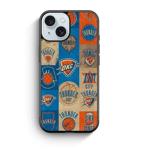Oklahoma City Thunder Retro iPhone 15 Case