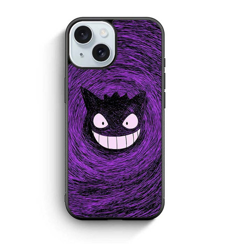 Pokemon Ghost Gengar iPhone 15 Case