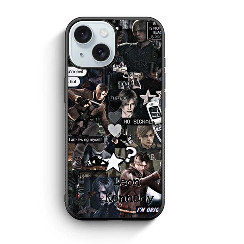 Resident Evil Leon Kennedy Aesthetic iPhone 15 Case