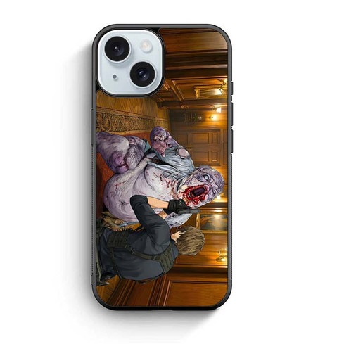 Resident Evil Requiem Leon Vs Baby Zombie iPhone 15 Case