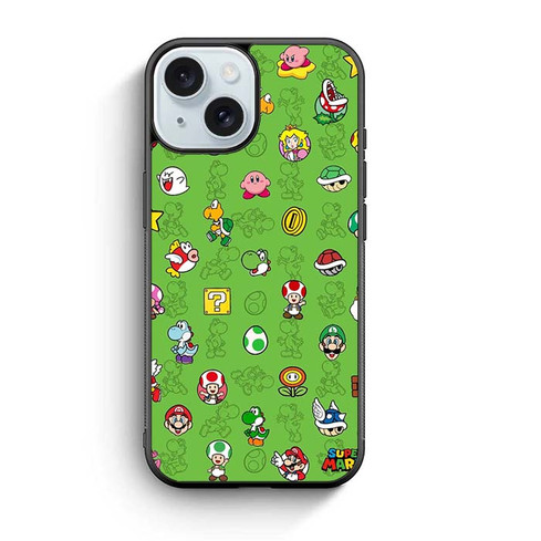 Retro Mario Vibes iPhone 15 Case