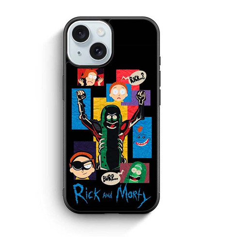 Rick and Morty Chaos Pickle Mode iPhone 15 Case