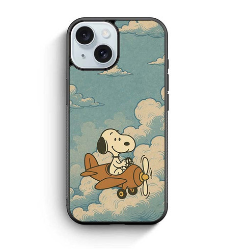Snoopy Wings of a Hero iPhone 15 Case