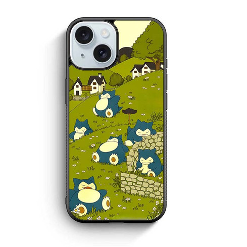 Snorlax Daydream iPhone 15 Case