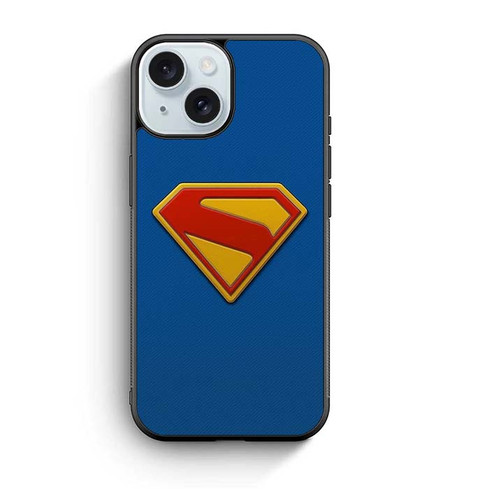 Superman Logo Blue iPhone 15 Case