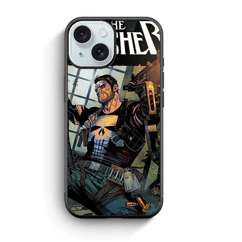The Punisher Comic iPhone 15 Case
