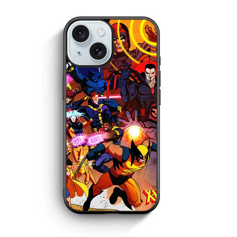 X Men 97 Heroes and Villains iPhone 15 Case