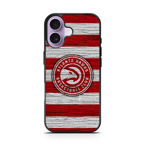 Atlanta Hawks Wooden Pattern iPhone 17 Case